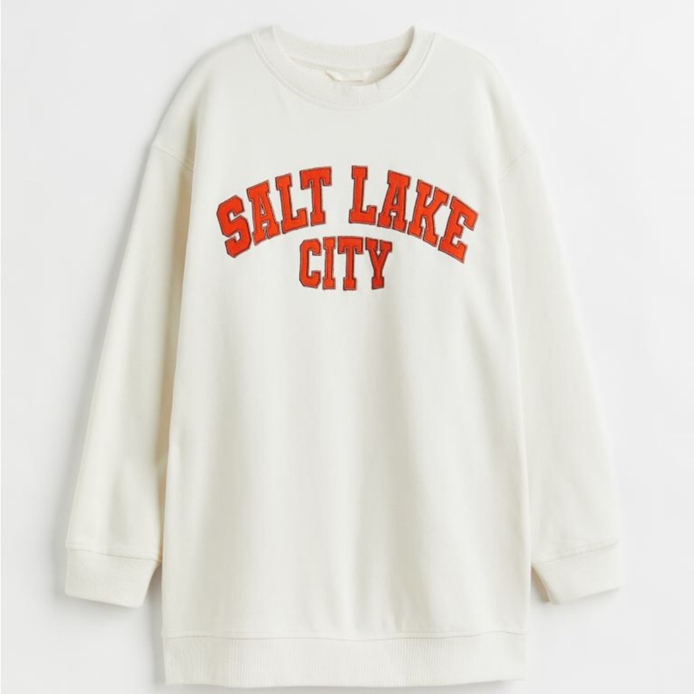 H&M Oversized Salt Lake City Sweatshirt